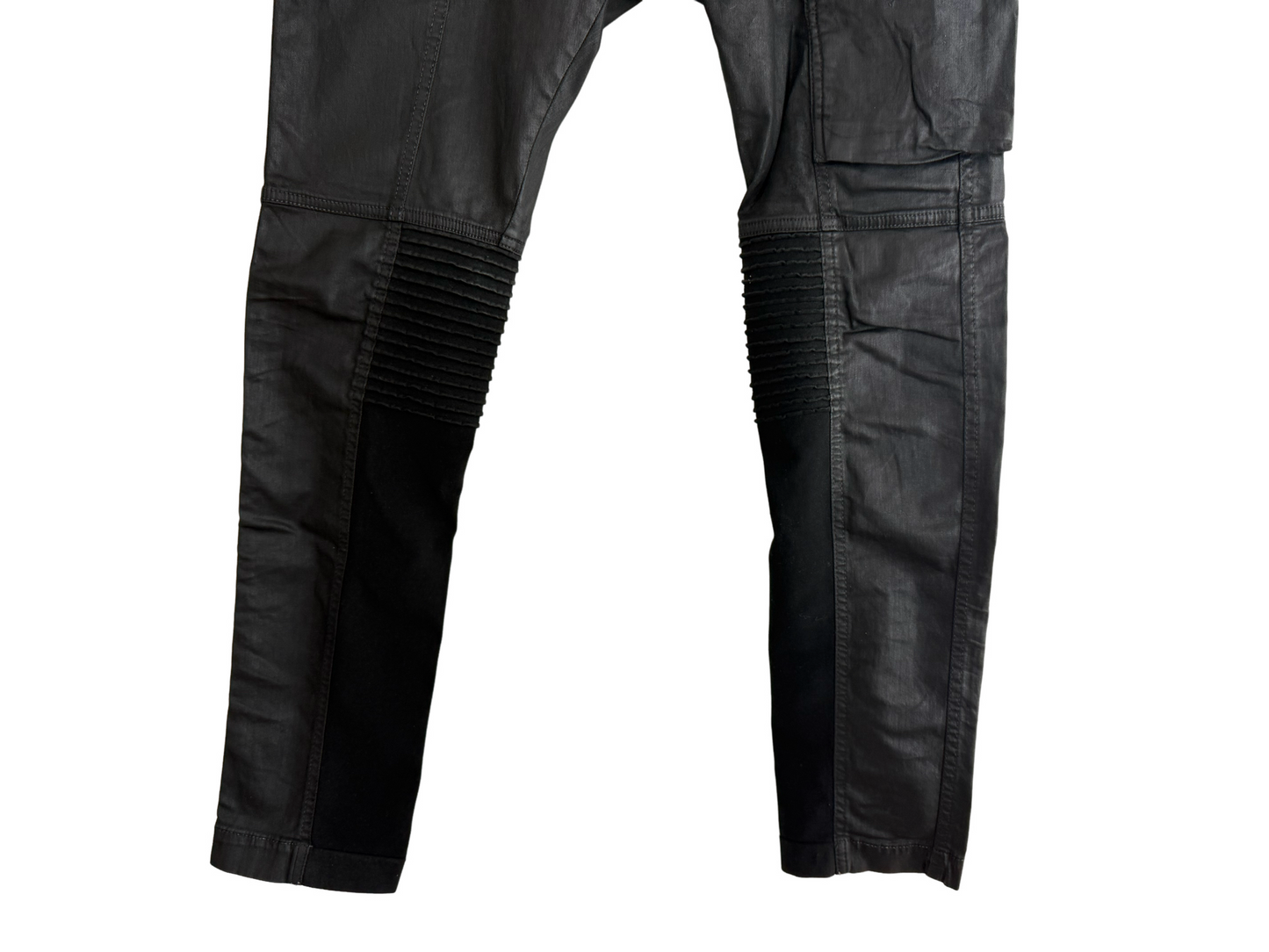 Rick Owens Drkshdw Memphis Waxed Cargo Pants SS16
