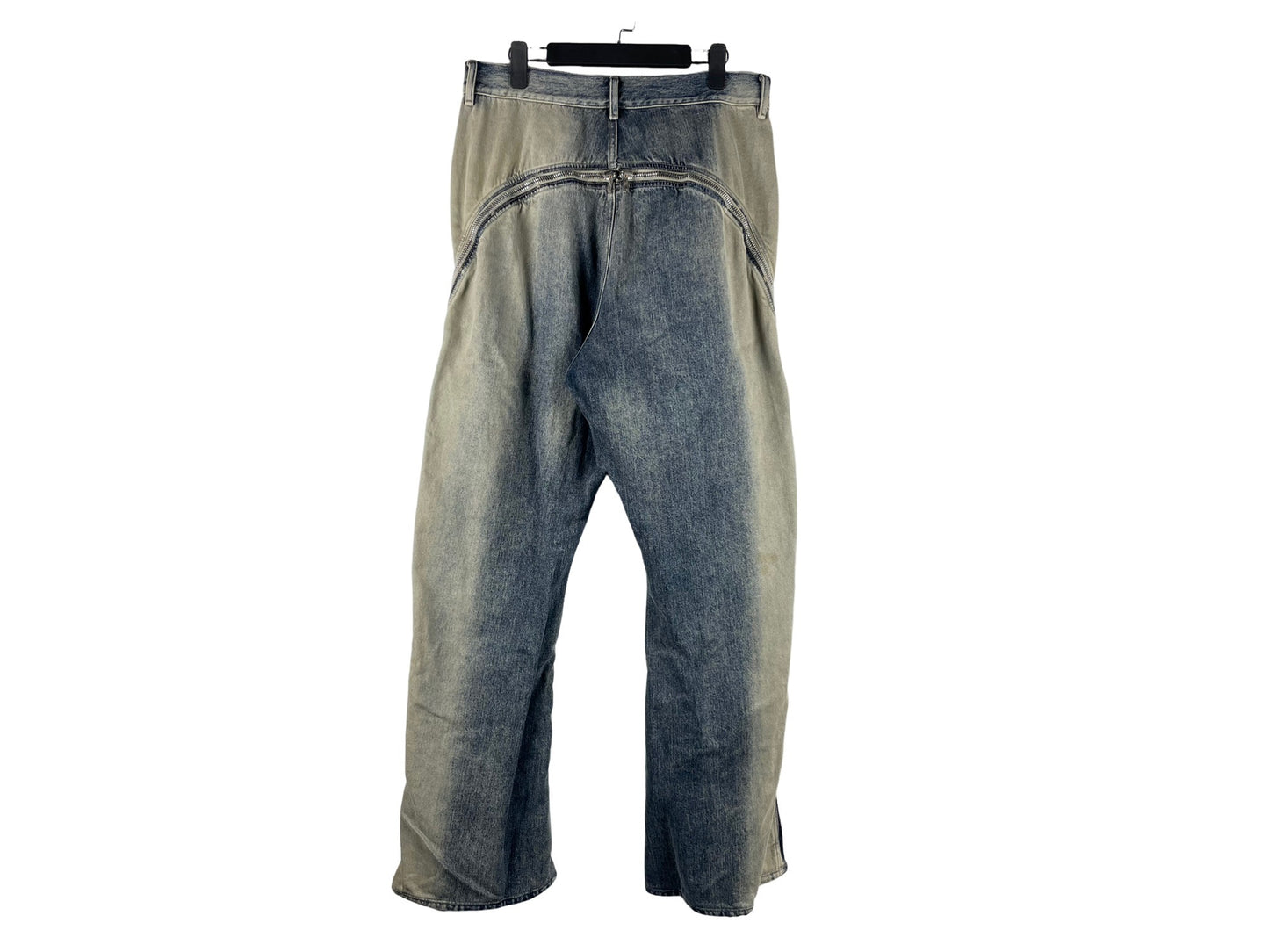 Rick Owens DRKSHDW Bolan Banana Gradient Zip Jeans 23SS