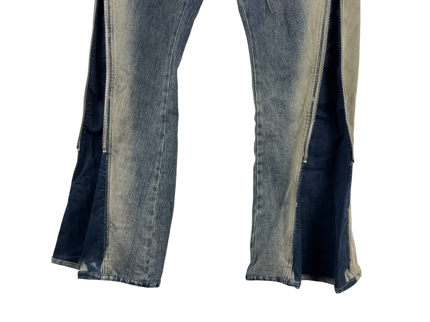 Rick Owens DRKSHDW Bolan Banana Gradient Zip Jeans 23SS