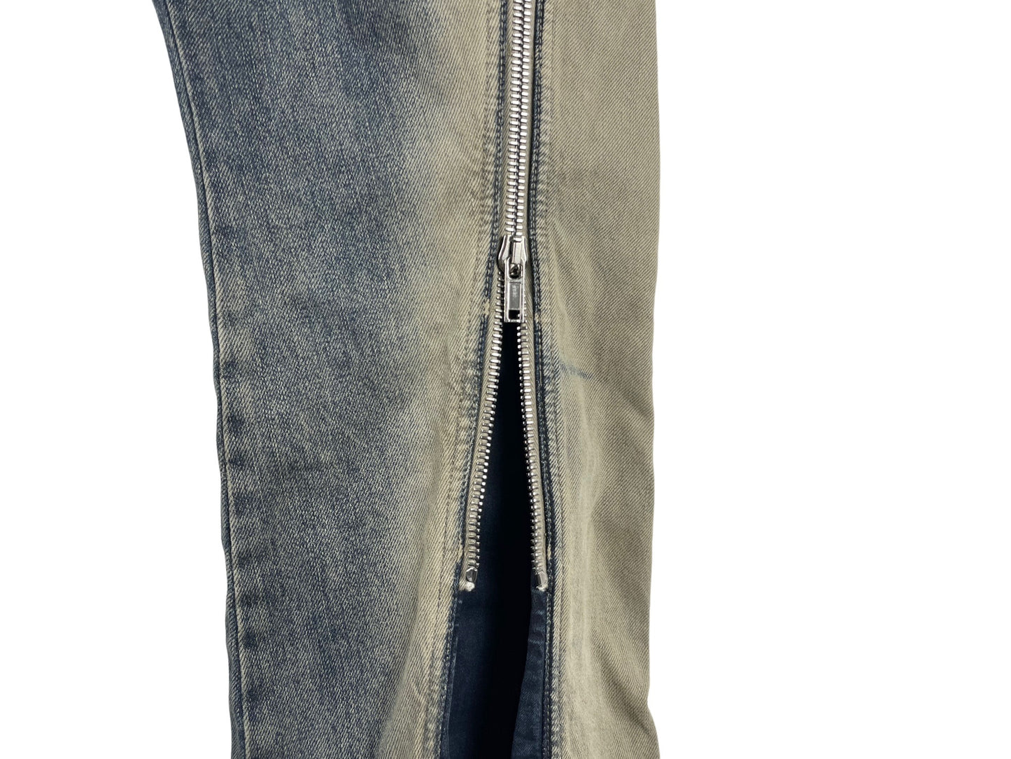 Rick Owens DRKSHDW Bolan Banana Gradient Zip Jeans 23SS