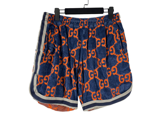 Gucci GG Monogram Velvet Shorts