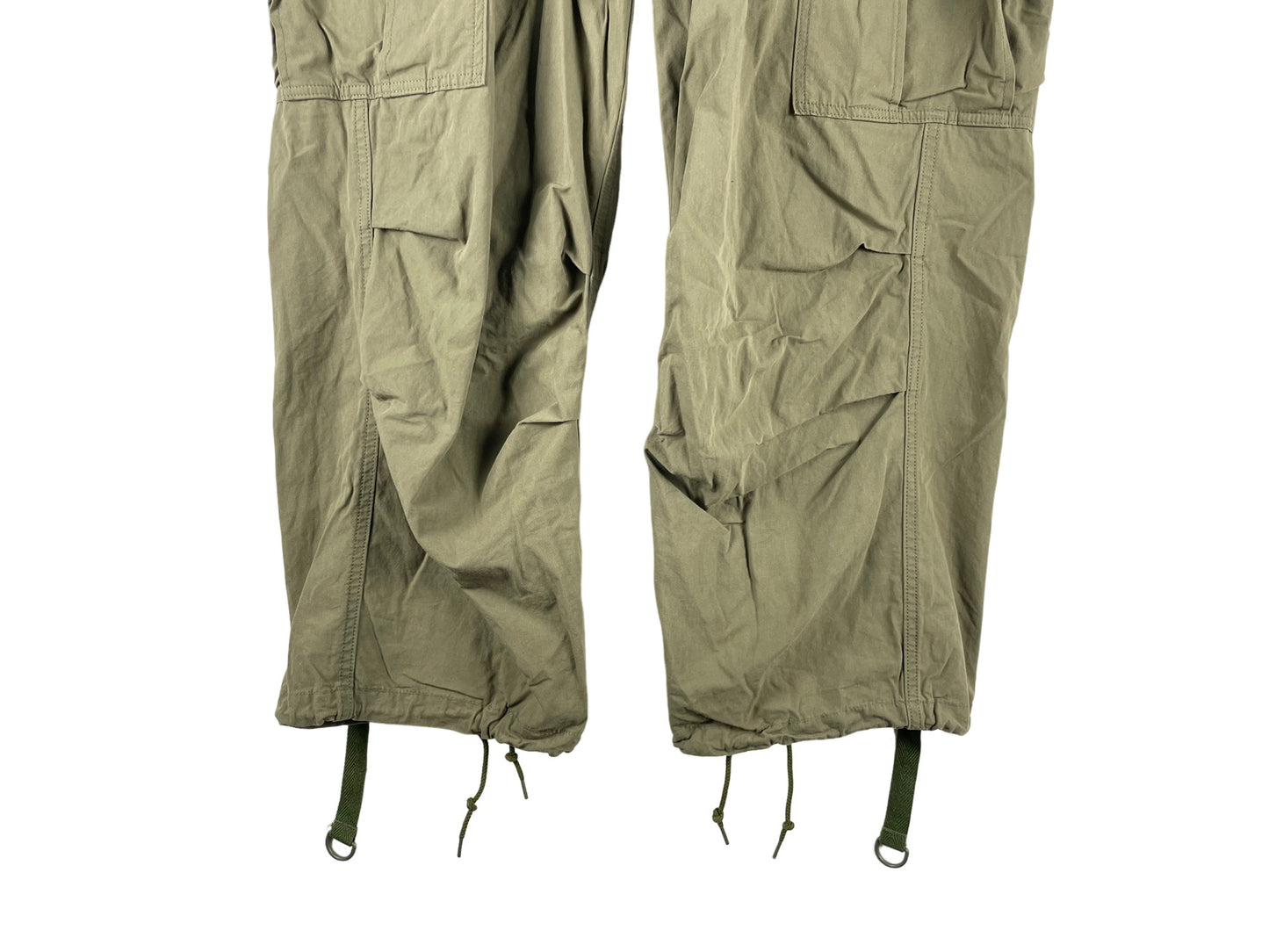 BEAMS Plus Olive Drawstring Cargo Pants