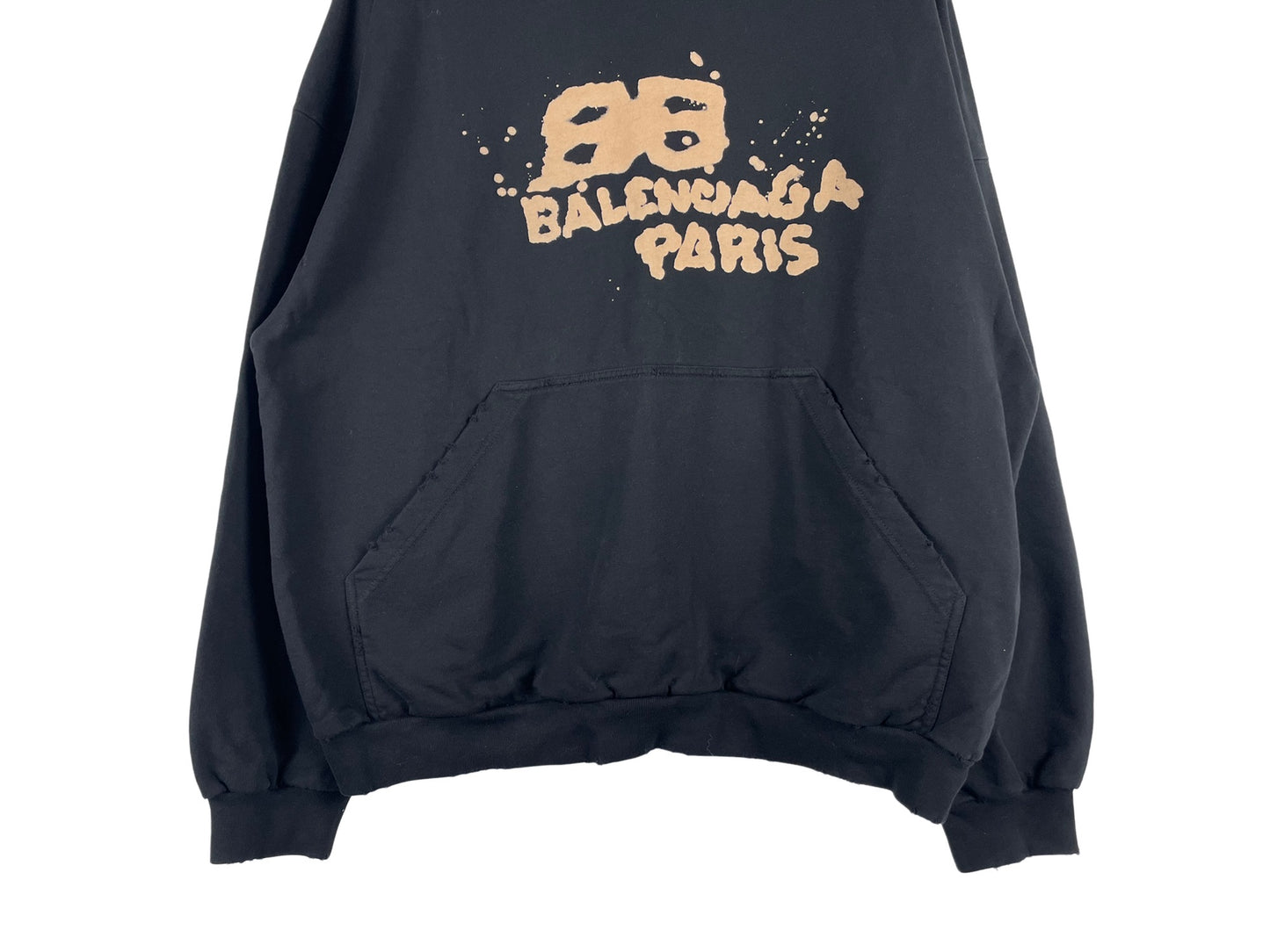 Balenciaga Printed Oversized Hoodie