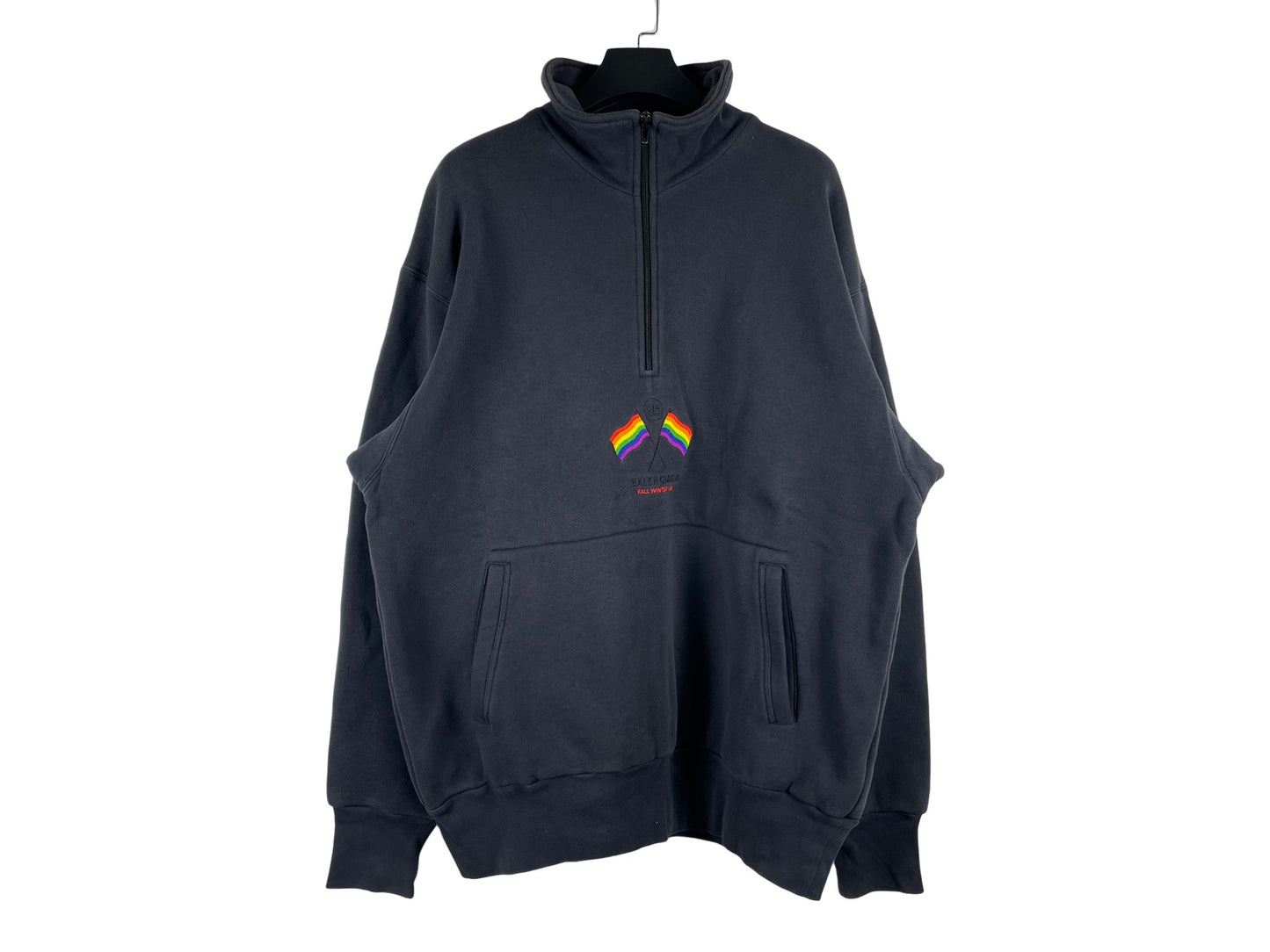 Balenciaga Half-Zip Sweatshirt FW18