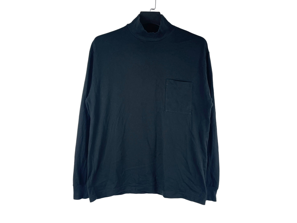Undercover Mock Neck Pocket Long Sleeve T-Shirt