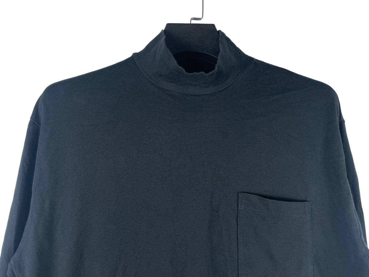 Undercover Mock Neck Pocket Long Sleeve T-Shirt