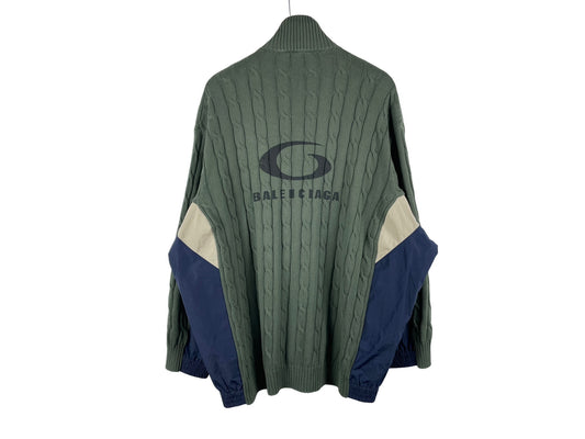 Balenciaga 26SS Hybrid technical tracksuit fabric Jacket