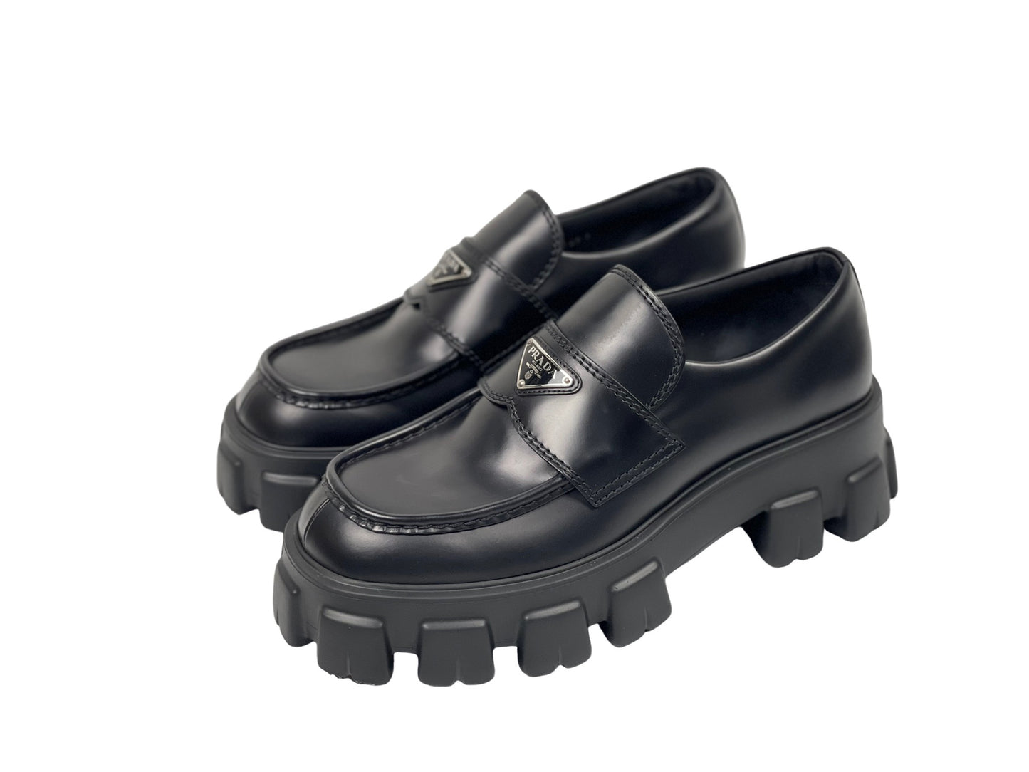 Prada Monolith Loafers Shoes