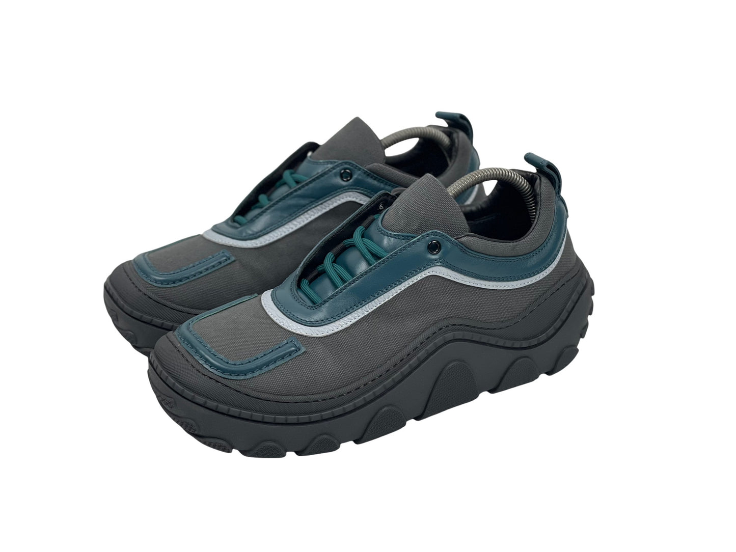 Kiko Kostadinov Tonkin Canvas Sneakers Low Anchor Grey