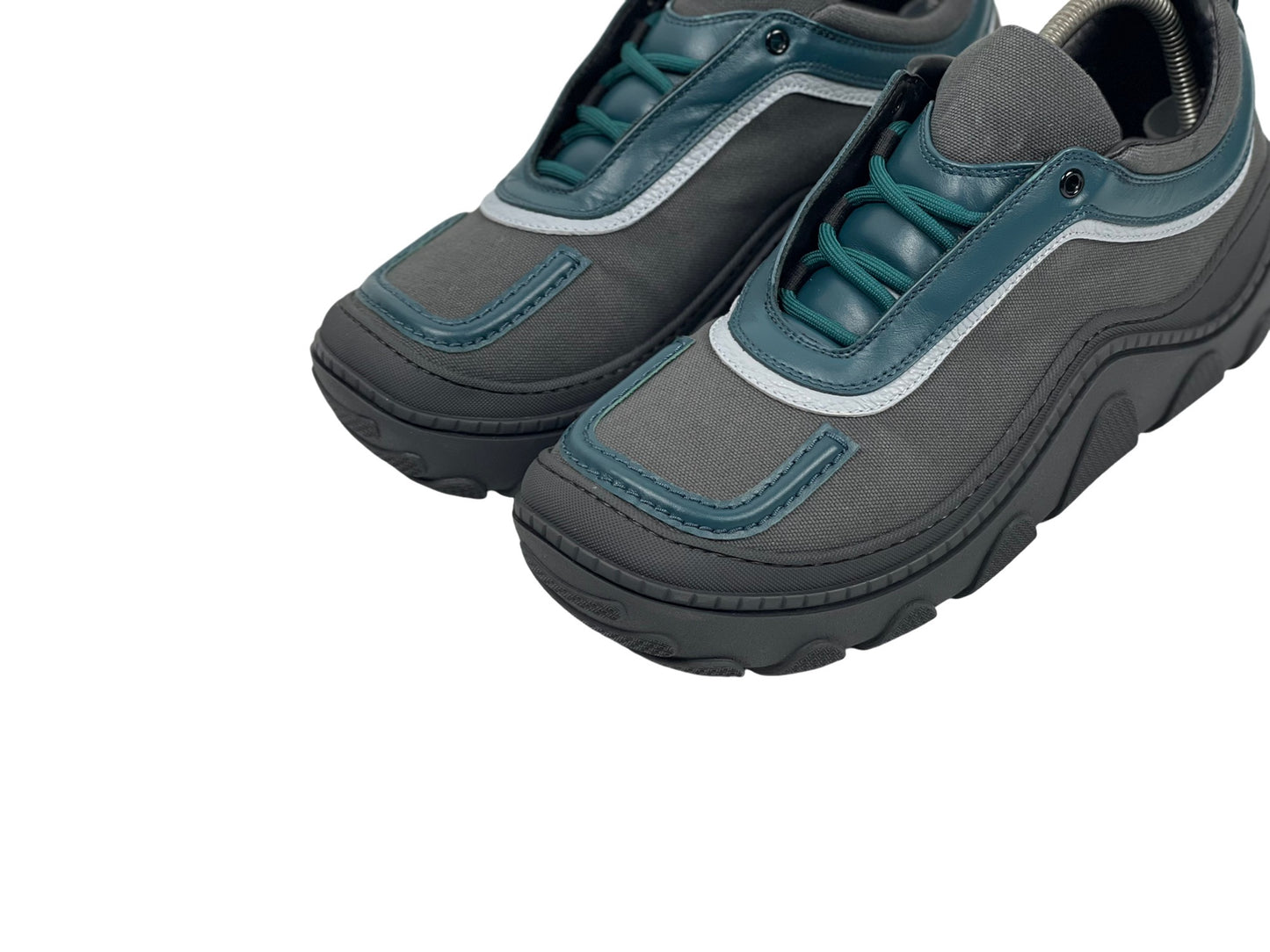 Kiko Kostadinov Tonkin Canvas Sneakers Low Anchor Grey