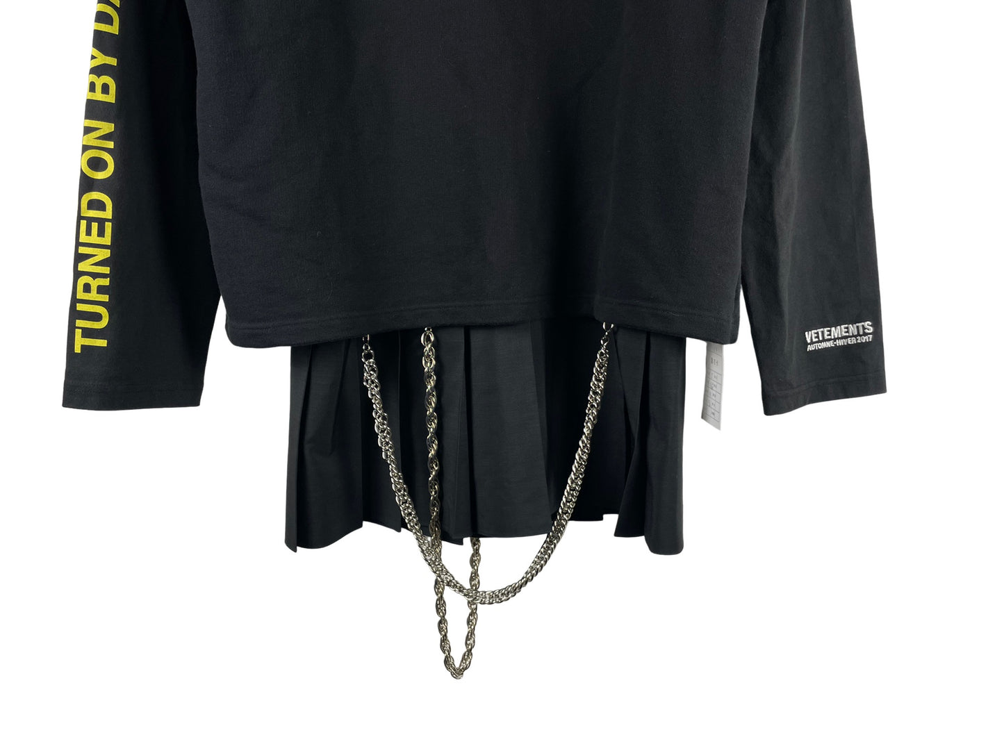 Vetements Justin4Ever 11-inch Gun Club Layered Chain Hoodie AW16
