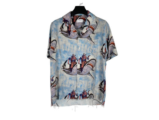 Rhude Shark Hawaiian Shirt