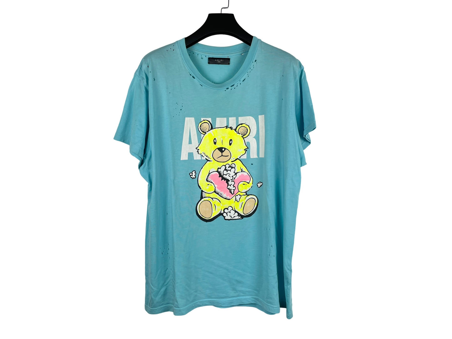 Amiri Distreessed Teddy Bear T-Shirt