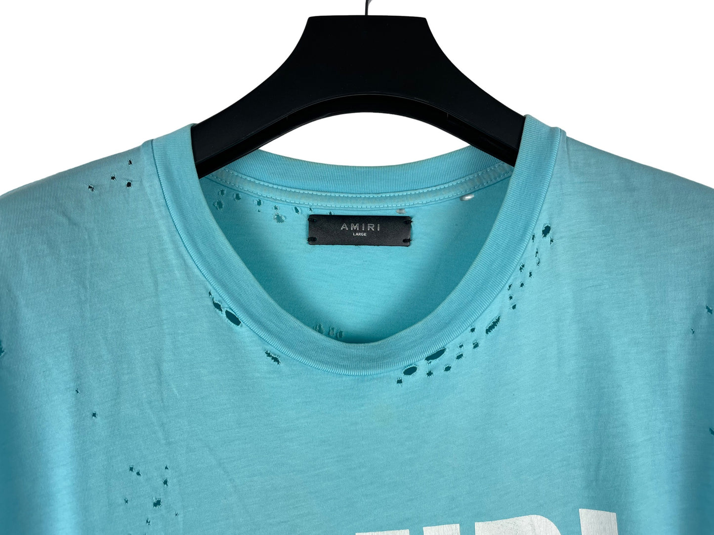 Amiri Distreessed Teddy Bear T-Shirt