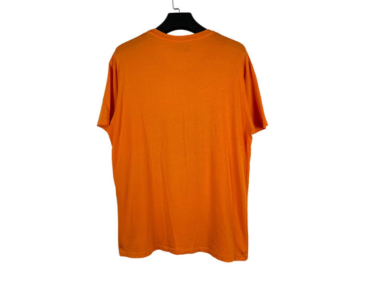 Gucci Orange Logo Printed  T-Shirt