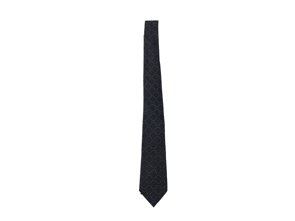 Gucci GG Monogram Silk Tie