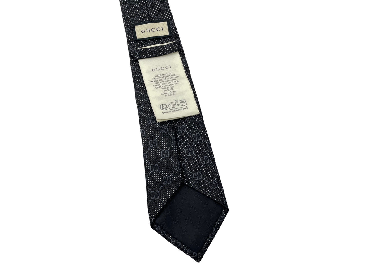 Gucci GG Monogram Silk Tie