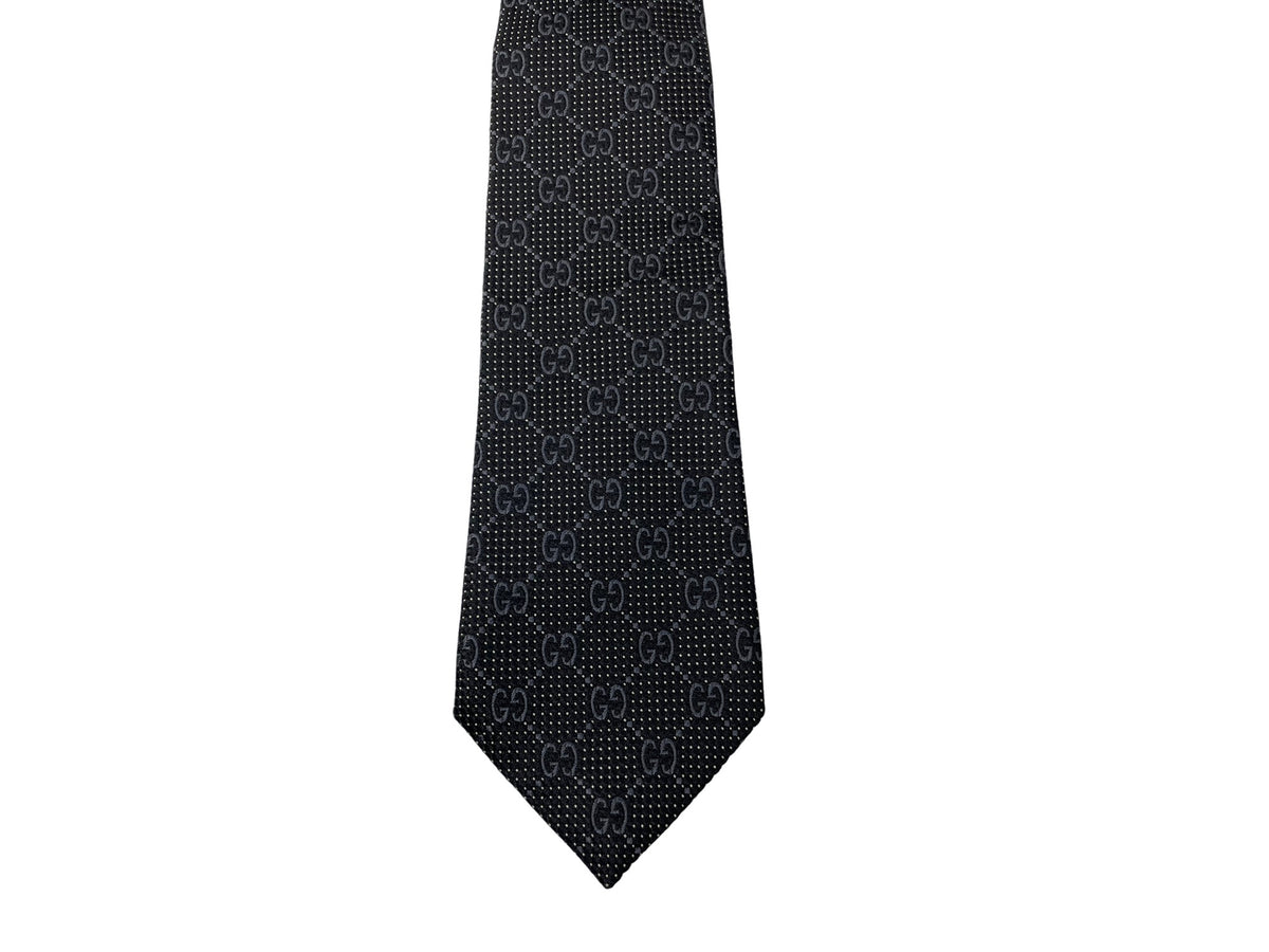 Gucci GG Monogram Silk Tie
