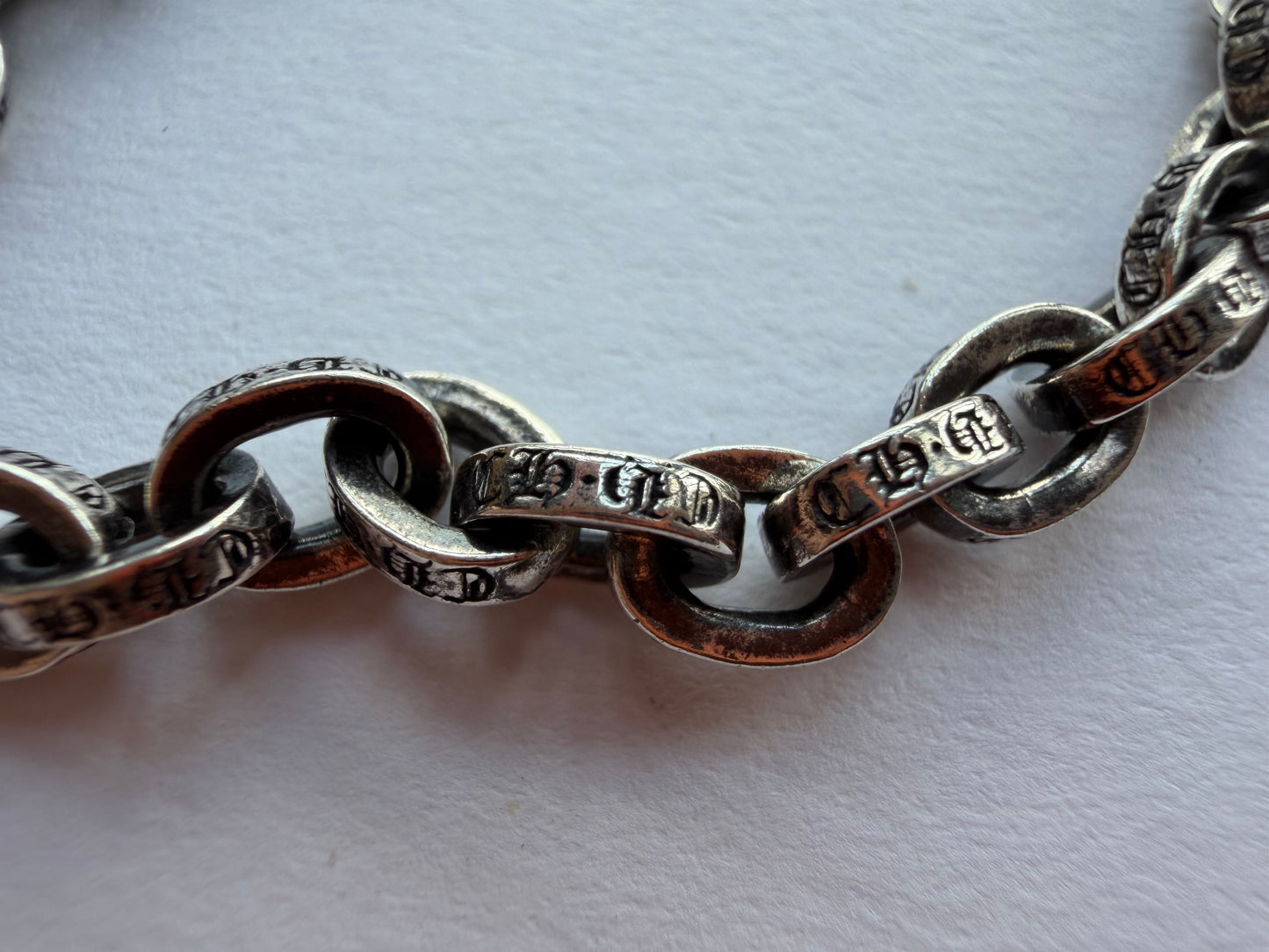 Chrome Hearts Paper Chain Bracelet 8Inch