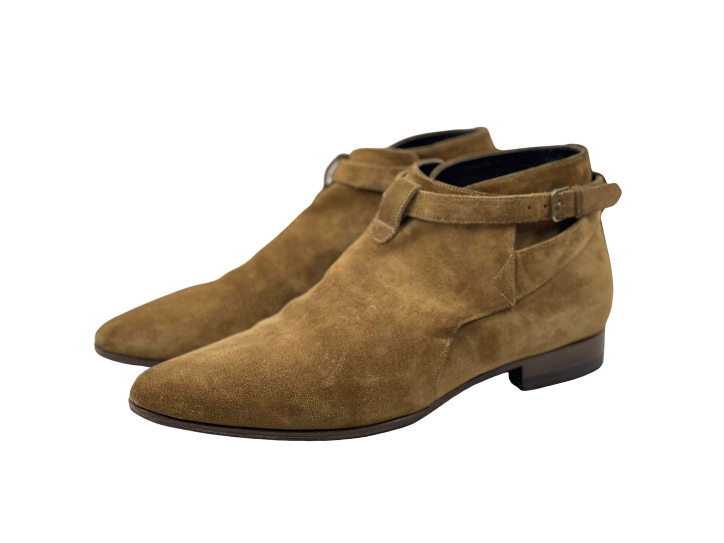 Saint Laurent Wyatt Suede Chelsea Boots SS16