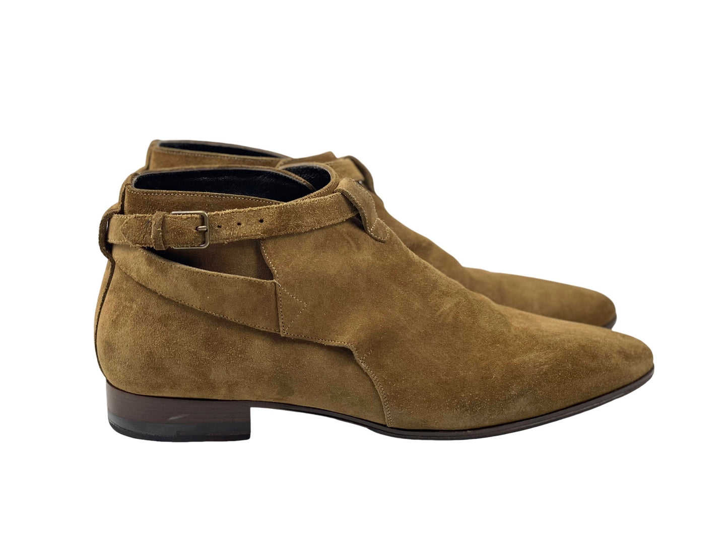 Saint Laurent Wyatt Suede Chelsea Boots SS16