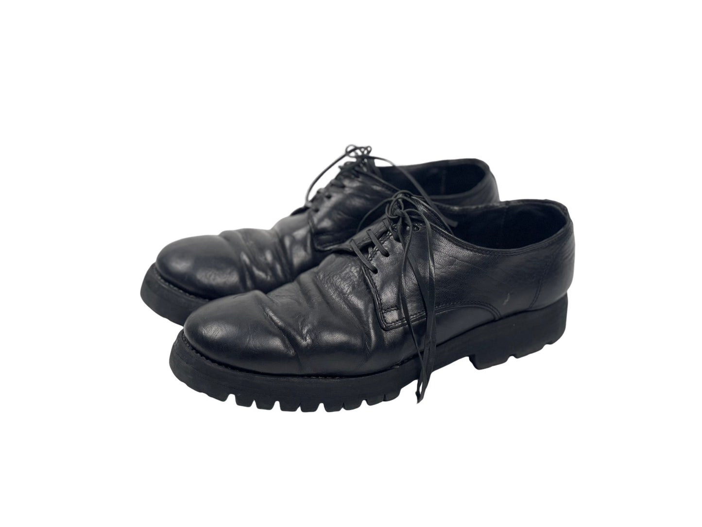 Guidi 792V Lace-up Derby Leather Shoes