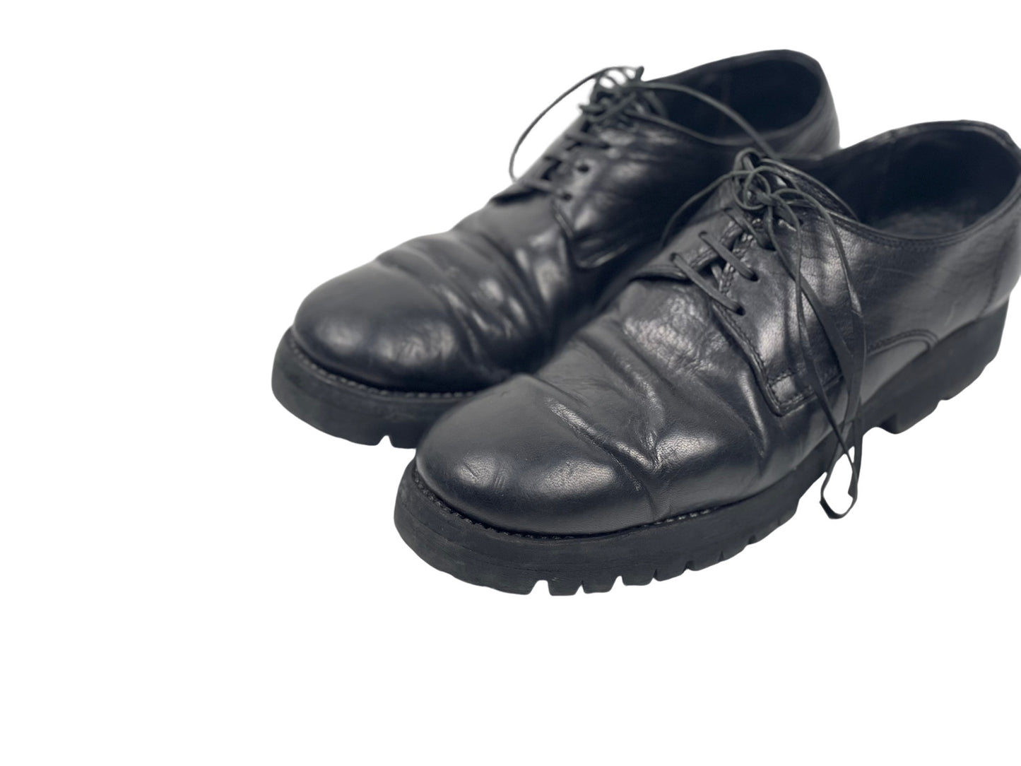 Guidi 792V Lace-up Derby Leather Shoes