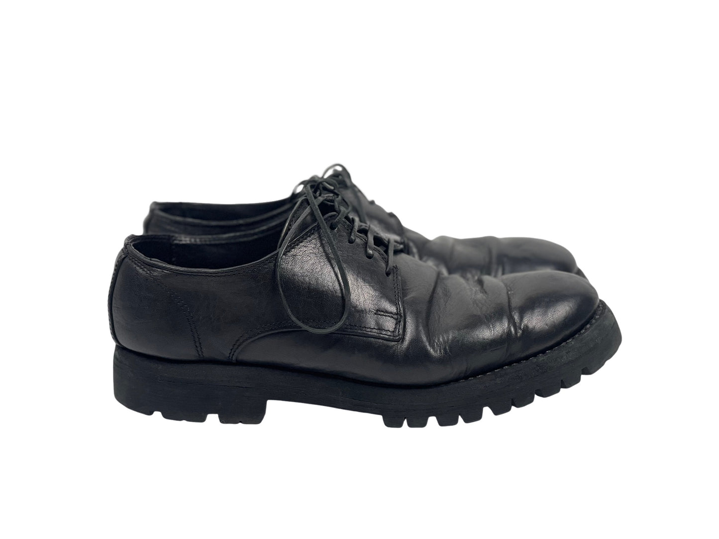 Guidi 792V Lace-up Derby Leather Shoes