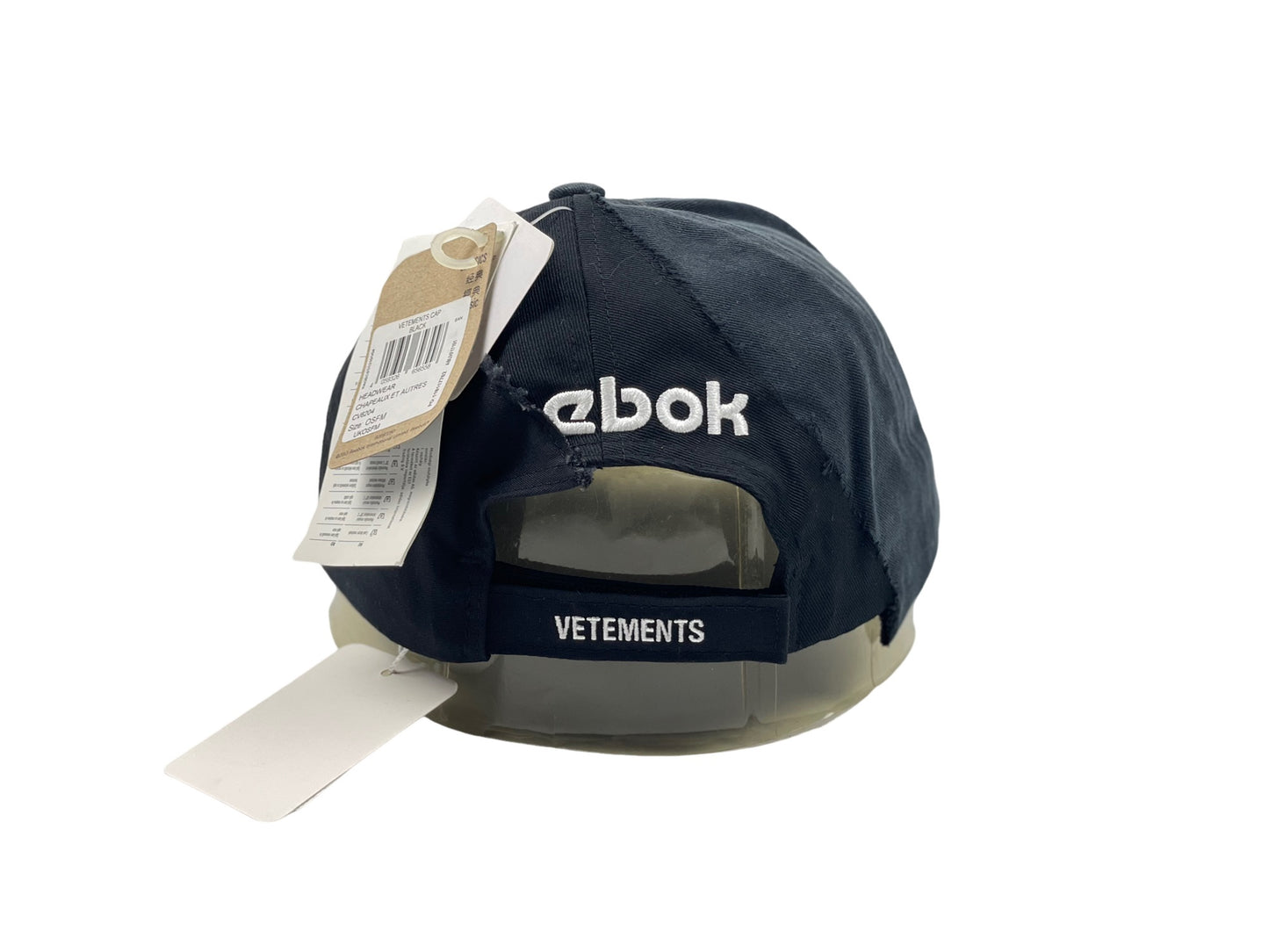 Reebok x Vetements Reworked Baseball Cap AW17