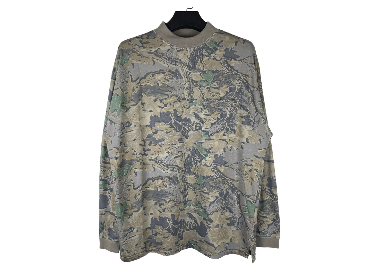 Yeezy Season 4 Camouflage Mock Neck Long Sleeve