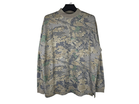Yeezy Season 4 Camouflage Mock Neck Long Sleeve