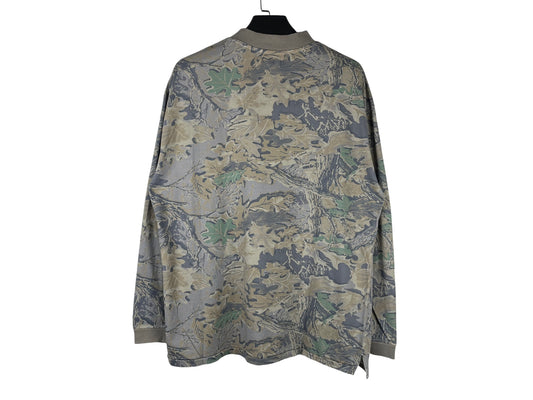 Yeezy Season 4 Camouflage Mock Neck Long Sleeve