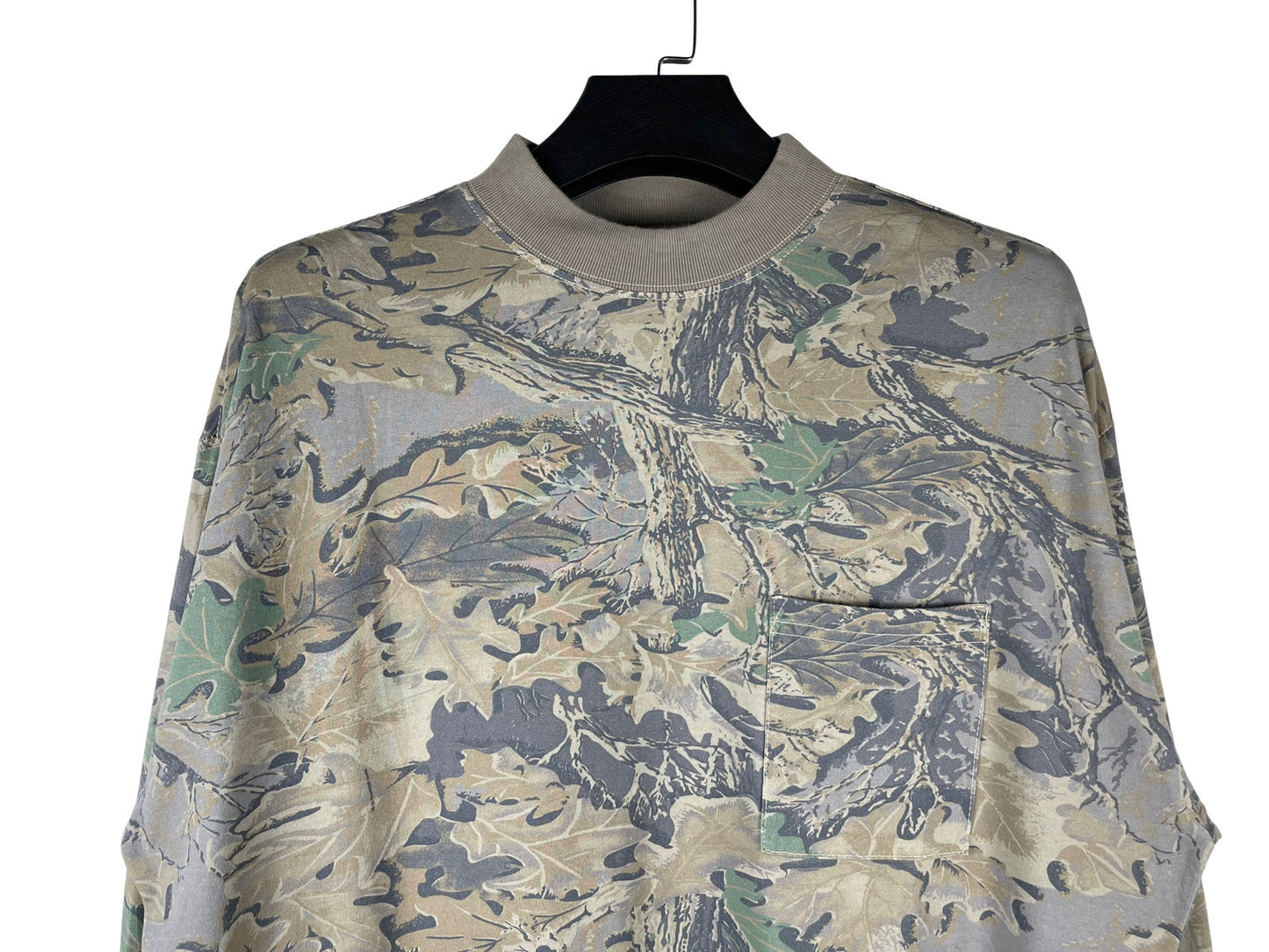 Yeezy Season 4 Camouflage Mock Neck Long Sleeve