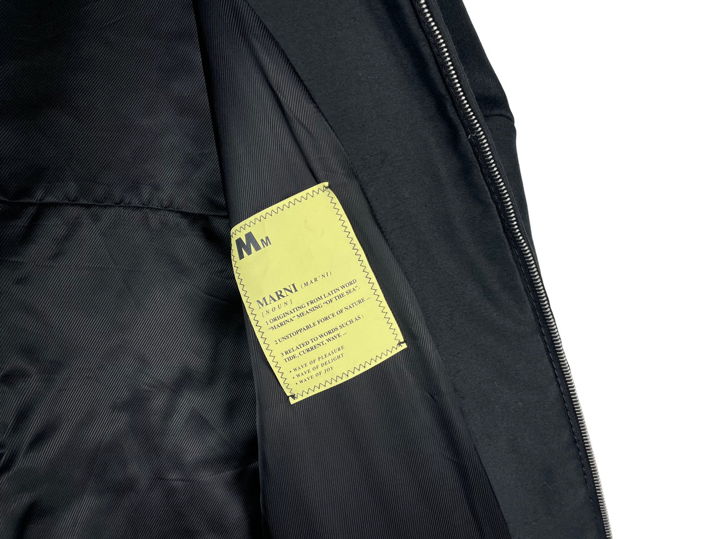 Marni Black Compact Organic Cotton Moleskin Jacket