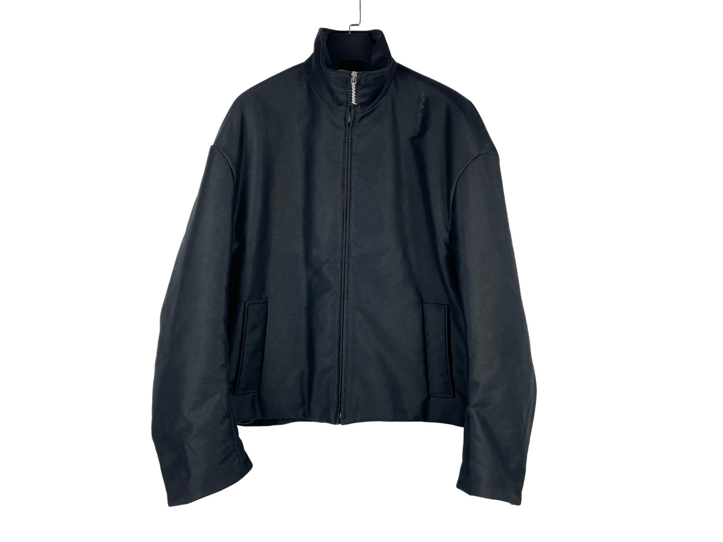 Marni Black Compact Organic Cotton Moleskin Jacket