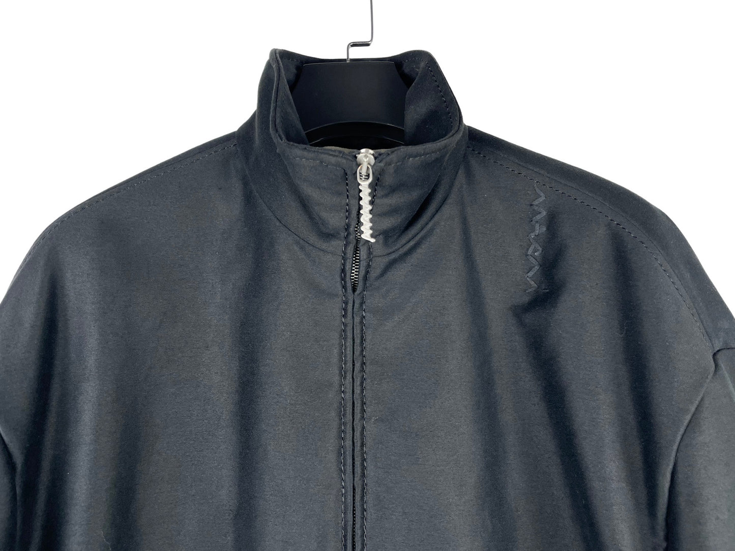 Marni Black Compact Organic Cotton Moleskin Jacket