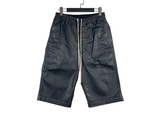 Rick Owens DRKSHDW Astaire Pods Waxed Shorts FW18
