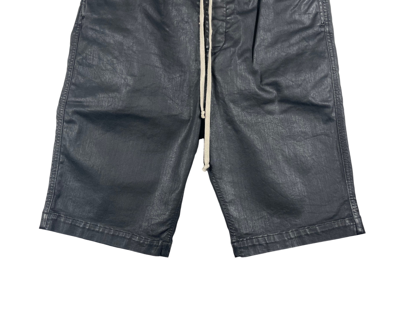 Rick Owens DRKSHDW Astaire Pods Waxed Shorts FW18