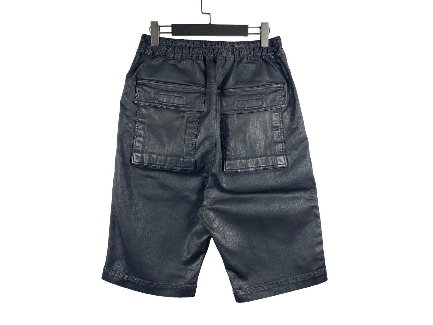 Rick Owens DRKSHDW Astaire Pods Waxed Shorts FW18