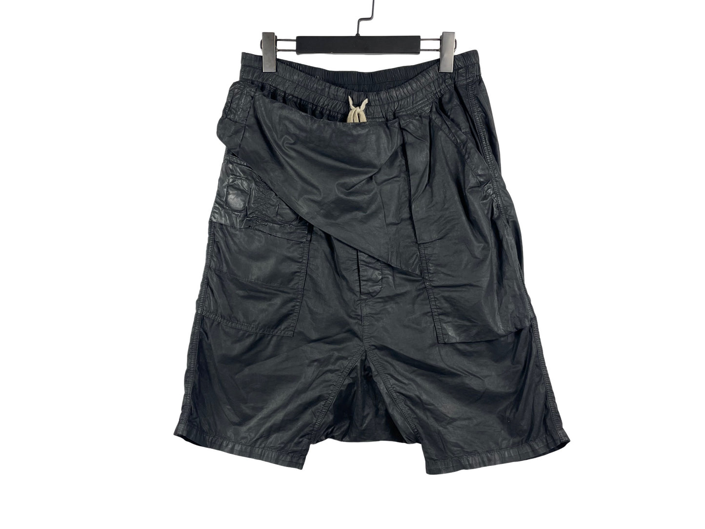 Rick Owens DRKSHDW Waxed Memphis Pod Shorts SS15