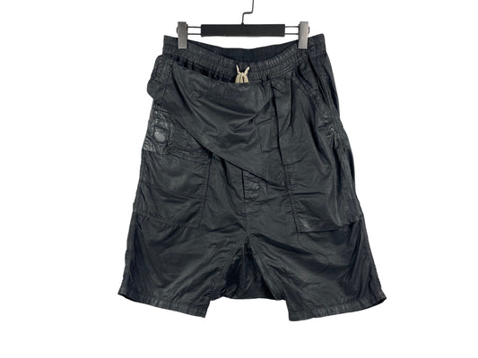 Rick Owens DRKSHDW Waxed Memphis Pod Shorts SS15