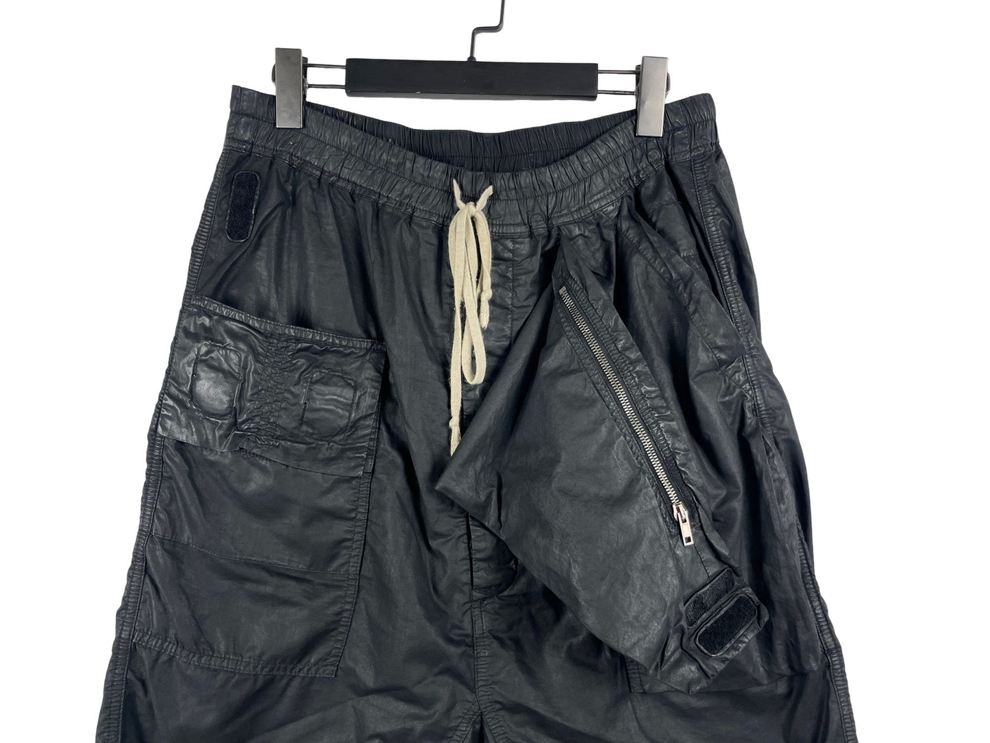 Rick Owens DRKSHDW Waxed Memphis Pod Shorts SS15