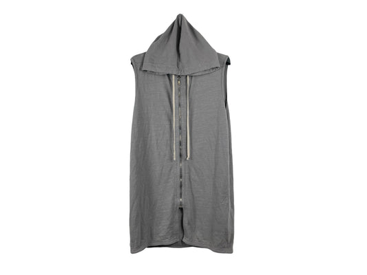 Rick Owens DRKSHDW Sleeveless Zip Up Hoodie FW18