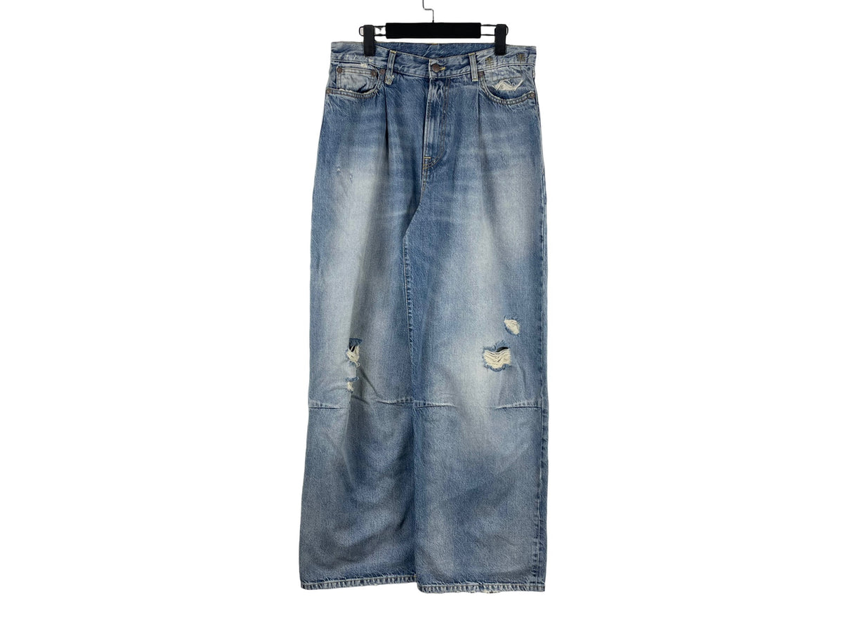 R13 Distressed Washed Jeans