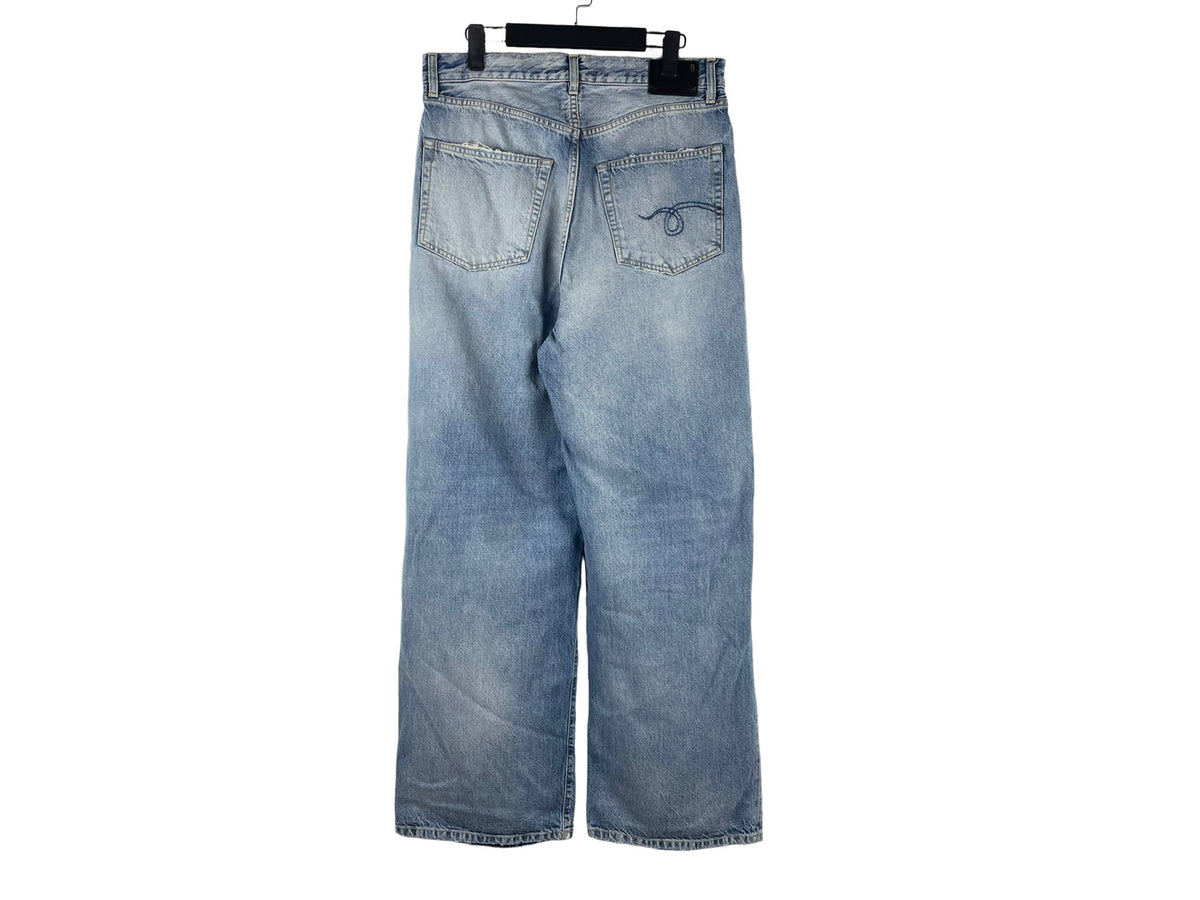 R13 Distressed Washed Jeans