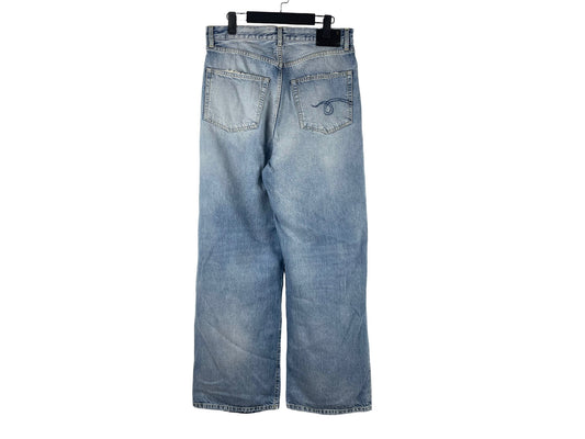 R13 Distressed Washed Jeans