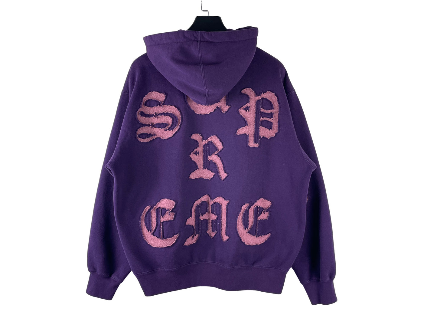 Supreme Cut Out Zip Up Hooded Sweatshirt
