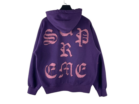Supreme Cut Out Zip Up Hooded Sweatshirt
