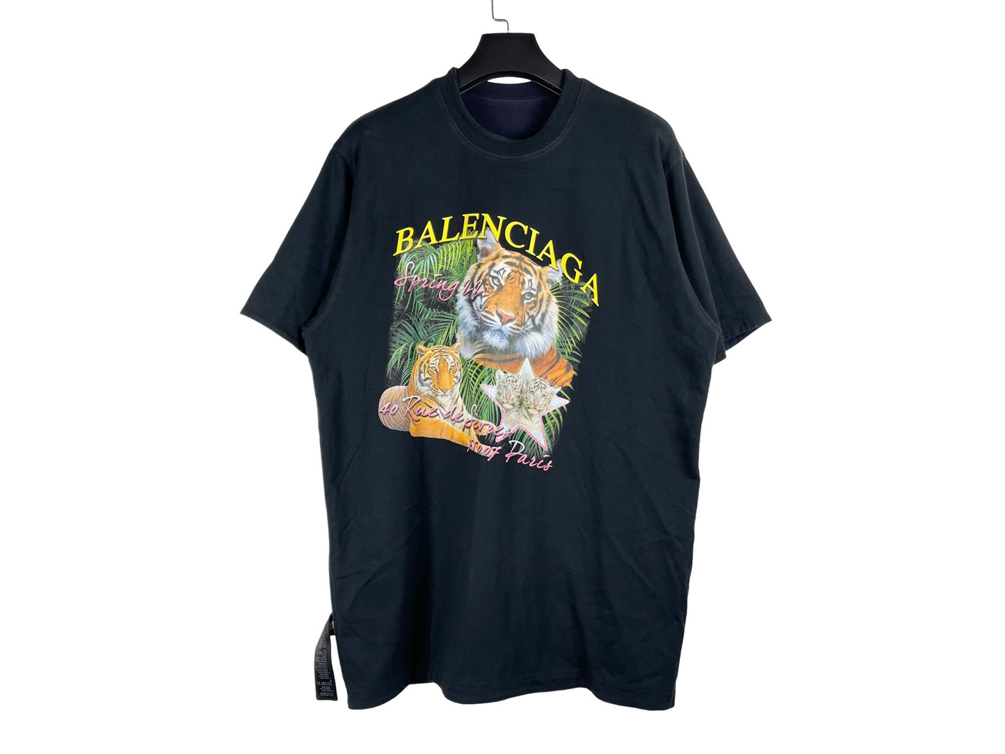 Balenciaga FBI Print Year Of Tiger Reversible T-Shirt