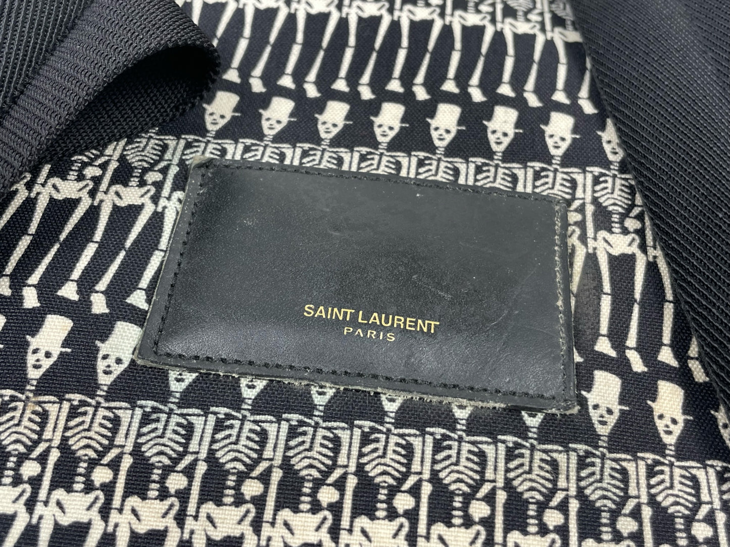 Saint Laurent City Skeleton Backpack AW16